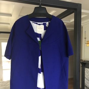 Kate Spade Size 4 Micah Coat in Royal Cobalt Blue